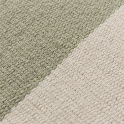 Runner Tumla Pistachio & Natural white & Natural, 100% Recycled PET | High quality homewares 