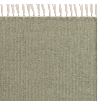 Runner Tumla Pistachio & Natural white & Natural, 100% Recycled PET