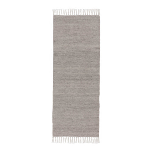 Udaka Recycled Rug light grey melange, 100% pet | URBANARA outdoor accessories