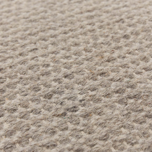 Udana Wool Rug [Light grey melange]