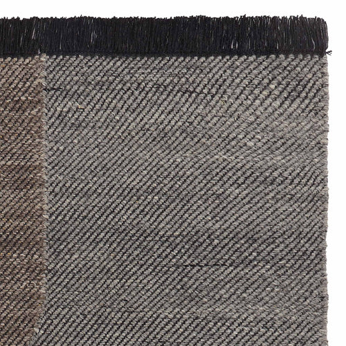 Umari Wool Rug in charcoal melange & grey melange & grey brown melange | Home & Living inspiration | URBANARA
