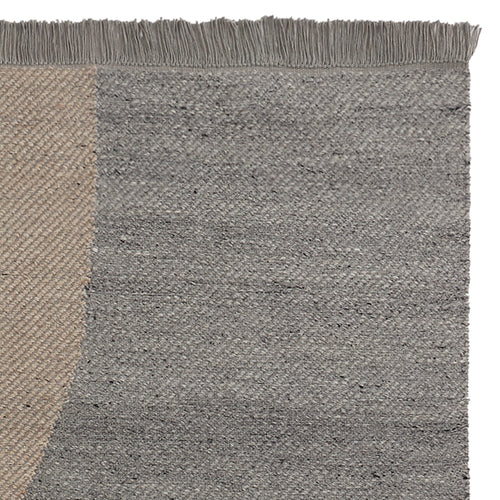 Umari Wool Rug in grey melange & stone grey melange & natural white | Home & Living inspiration | URBANARA