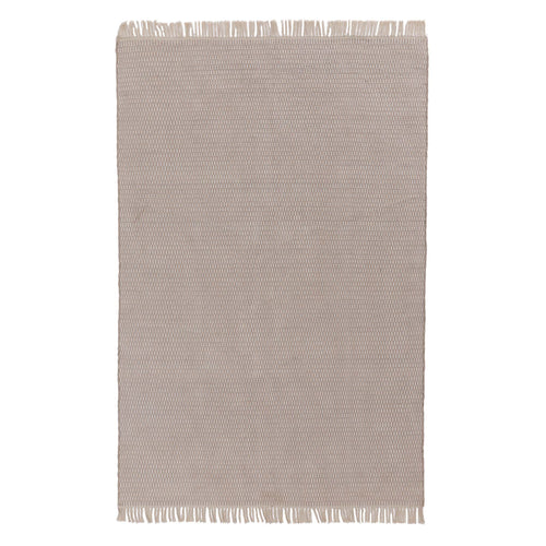 Upani Cotton Rug sandstone melange & natural white, 100% cotton | URBANARA cotton rugs