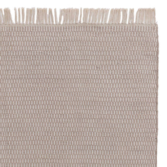 Upani Cotton Runner sandstone melange & natural white, 100% cotton