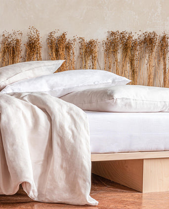 Ferro Organic Linen Bedding [Natural]