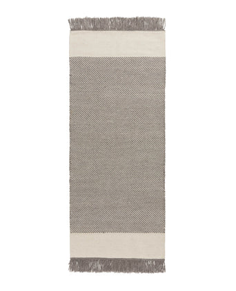 Vadi Wool Runner [Grey/Natural white]