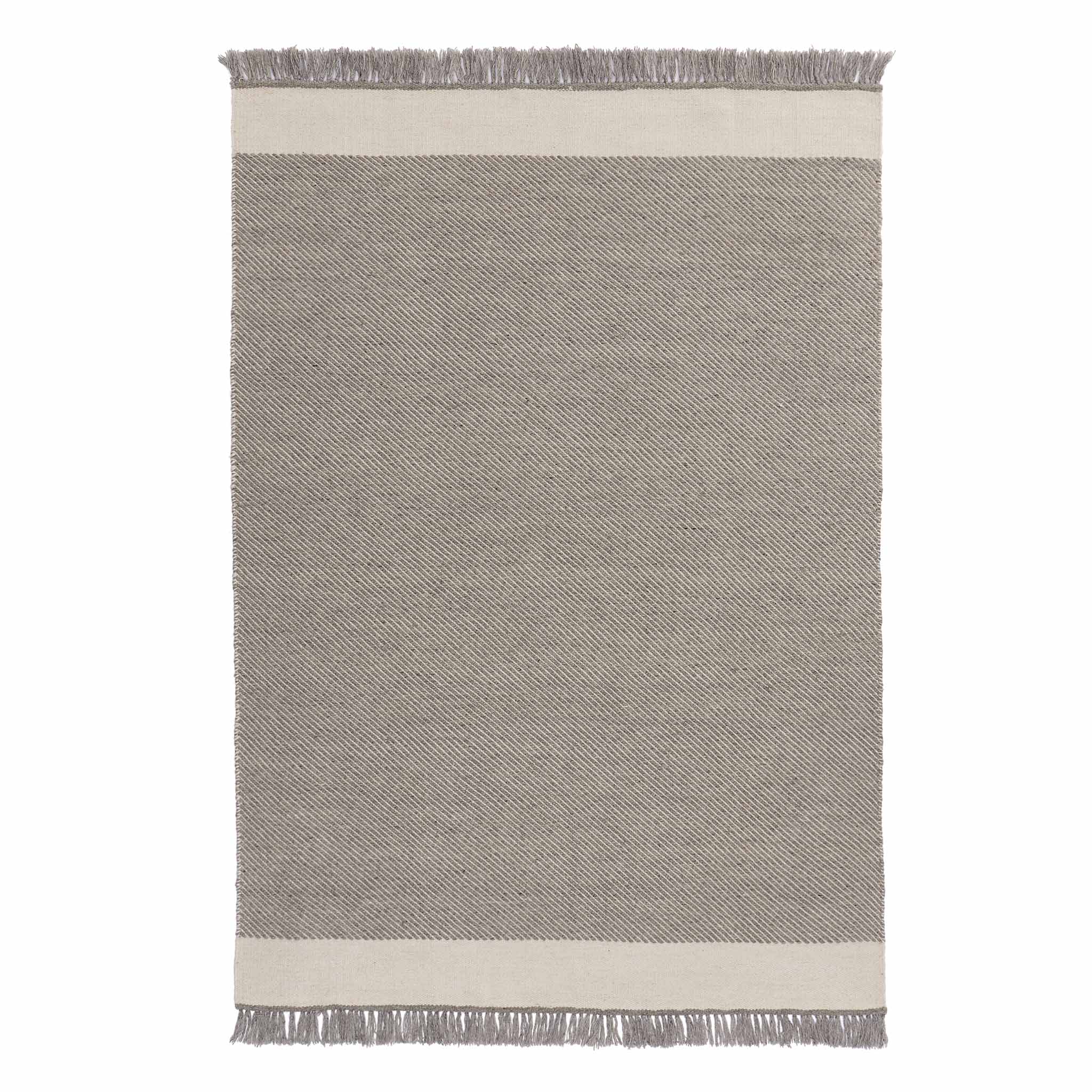 Vadi Wool Rug, grey & natural white | URBANARA Vadi Wool Rug, grey & natural white | URBANARA