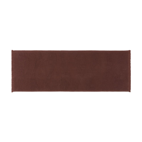 Vales Organic Cotton Bath Mat [Maroon]