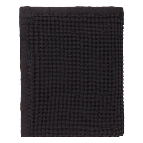 Veiros Sao bedspread, charcoal, 100% cotton