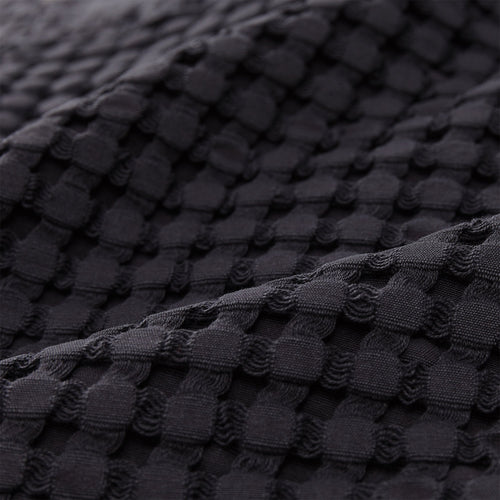 Veiros Sao bedspread, charcoal, 100% cotton |High quality homewares