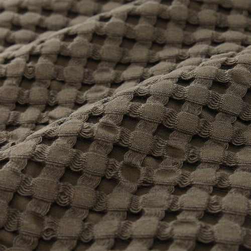 Veiros Sao bedspread, moss green, 100% cotton |High quality homewares