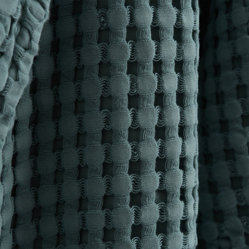 Veiros Bathrobe green grey, 100% cotton | URBANARA bathrobes