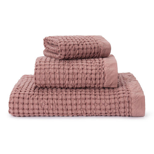 Veiros Towel dusty pink, 100% cotton
