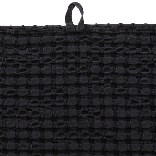 Veiros Towel charcoal, 100% cotton | High quality homewares