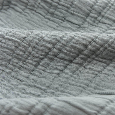 Bedspread Velho Light green grey, 100% BCI Cotton
