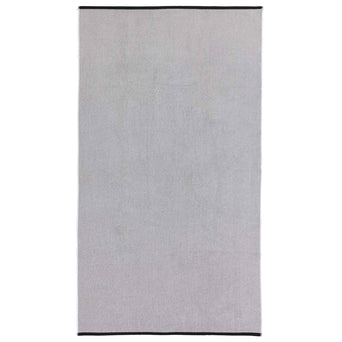 Ventosa beach towel, grey & white, 100% organic cotton