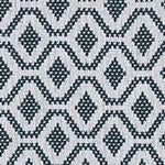 Viana cushion cover, teal & white, 100% cotton |High quality homewares