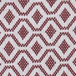 Viana bedspread, raspberry rose & white, 100% cotton |High quality homewares