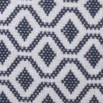 Viana Large Cushion Cover [Blue grey/White]