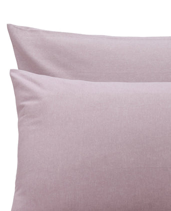 Vilar pillowcase, light mauve, 100% organic cotton