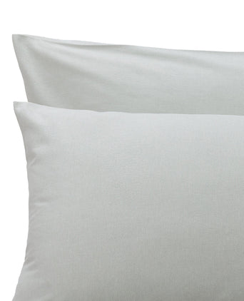 Vilar pillowcase, mist green, 100% organic cotton