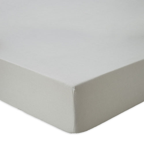 Vilar fitted sheet, mist green, 100% organic cotton