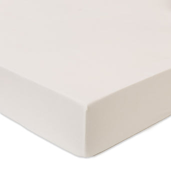 Vilar Flannel Fitted Sheet natural white, 100% organic cotton
