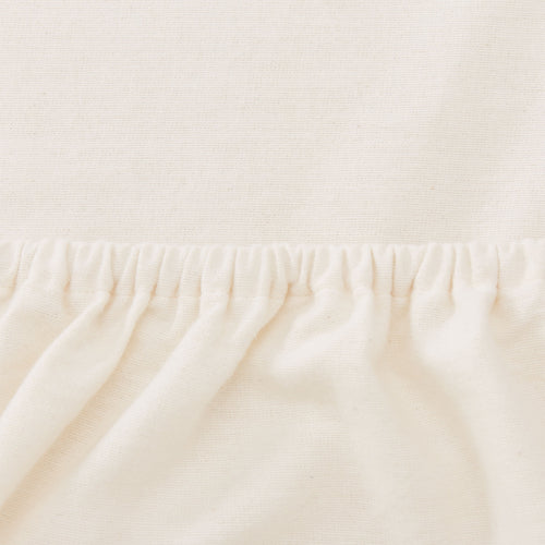 Vilar Flannel Fitted Sheet in natural white | Home & Living inspiration | URBANARA