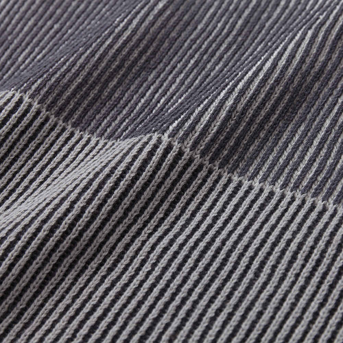 Viseu Cotton Blanket off-white & light grey & dark grey, 100% cotton | High quality homewares