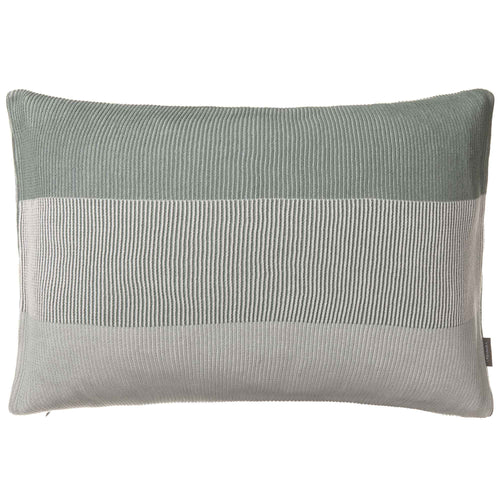 Viseu cushion cover, aloe green & ivory & green grey, 100% cotton