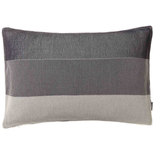 Viseu cushion cover, off-white & light grey & dark grey, 100% cotton