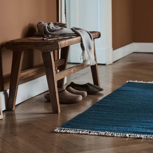 Bakaru Rattan Bench natural, 100% rattan & 100% teak wood | High quality homewares