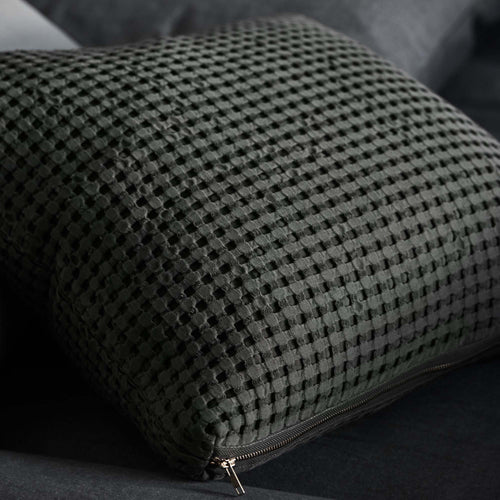 Veiros Sao Cushion in moss green | Home & Living inspiration | URBANARA