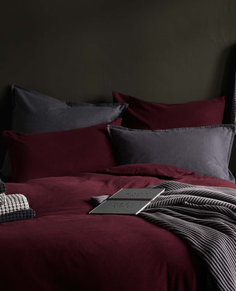 Moreira Flannel Bed Linen grey, 100% cotton