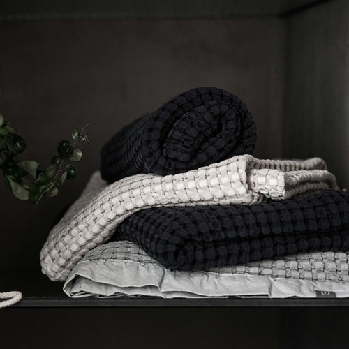 Veiros Towel in charcoal | Home & Living inspiration | URBANARA