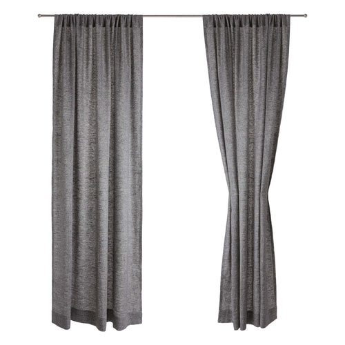 Zarasai Linen Curtain in black & white | Home & Living inspiration | URBANARA