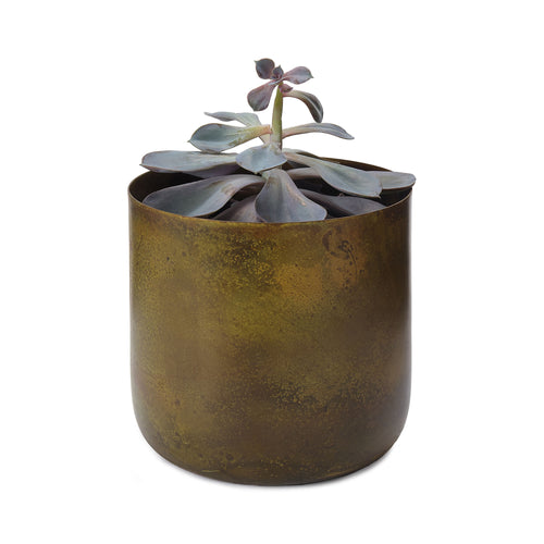 Zaroli Planter in brass & mustard | Home & Living inspiration | URBANARA