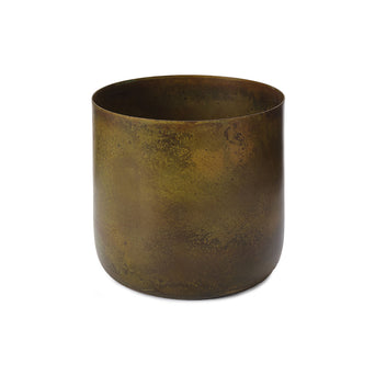 Zaroli Planter brass & mustard, 100% metal
