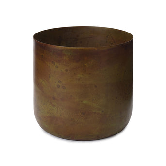Zaroli Planter brass & mustard, 100% metal