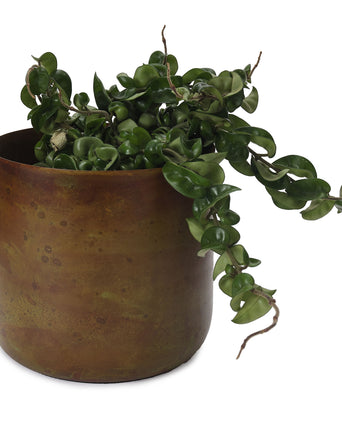 Zaroli Planter brass & mustard, 100% metal