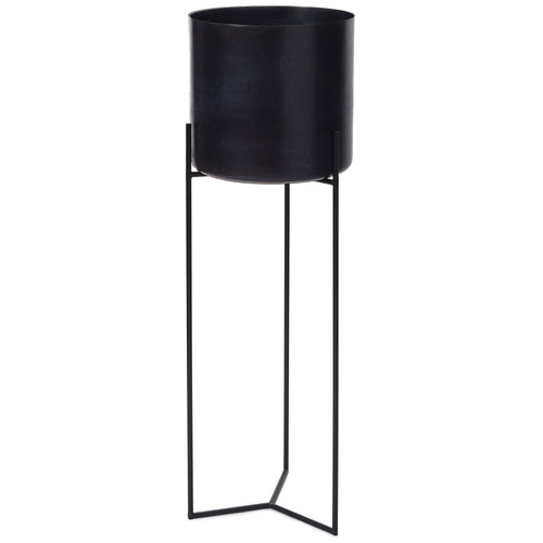 Zaroli Planter black, 100% metal | URBANARA living accessories