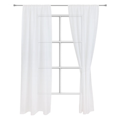 Zelva Curtain white, 100% linen