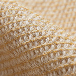 Arneiro Flannel Towel [Pale Ochre & Natural]