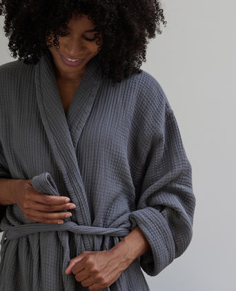 Obidos Bathrobe [Charcoal]