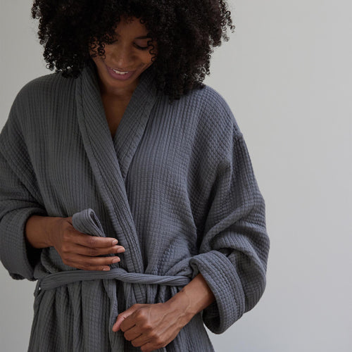 Obidos Bathrobe [Charcoal]