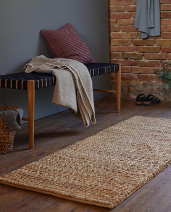 Salaya Rug natural, 90% jute & 10% cotton