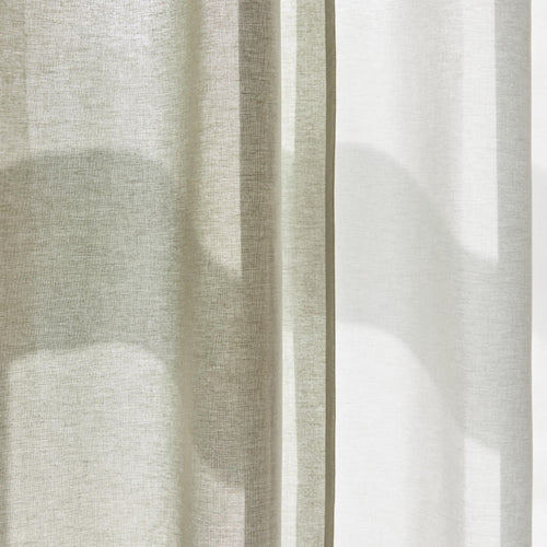 Solana Cotton Curtain (Set of 2) [Light grey]