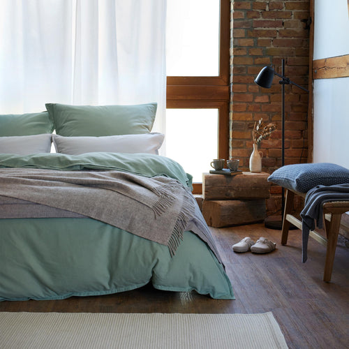 Osele Cushion Cover [Dark grey blue & Off-white]