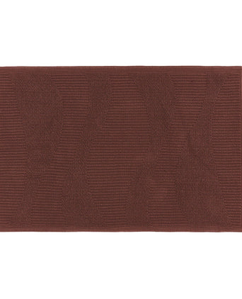 Vales Organic Cotton Bath Mat [Maroon]