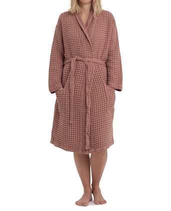 Veiros Bathrobe [Dusty pink]